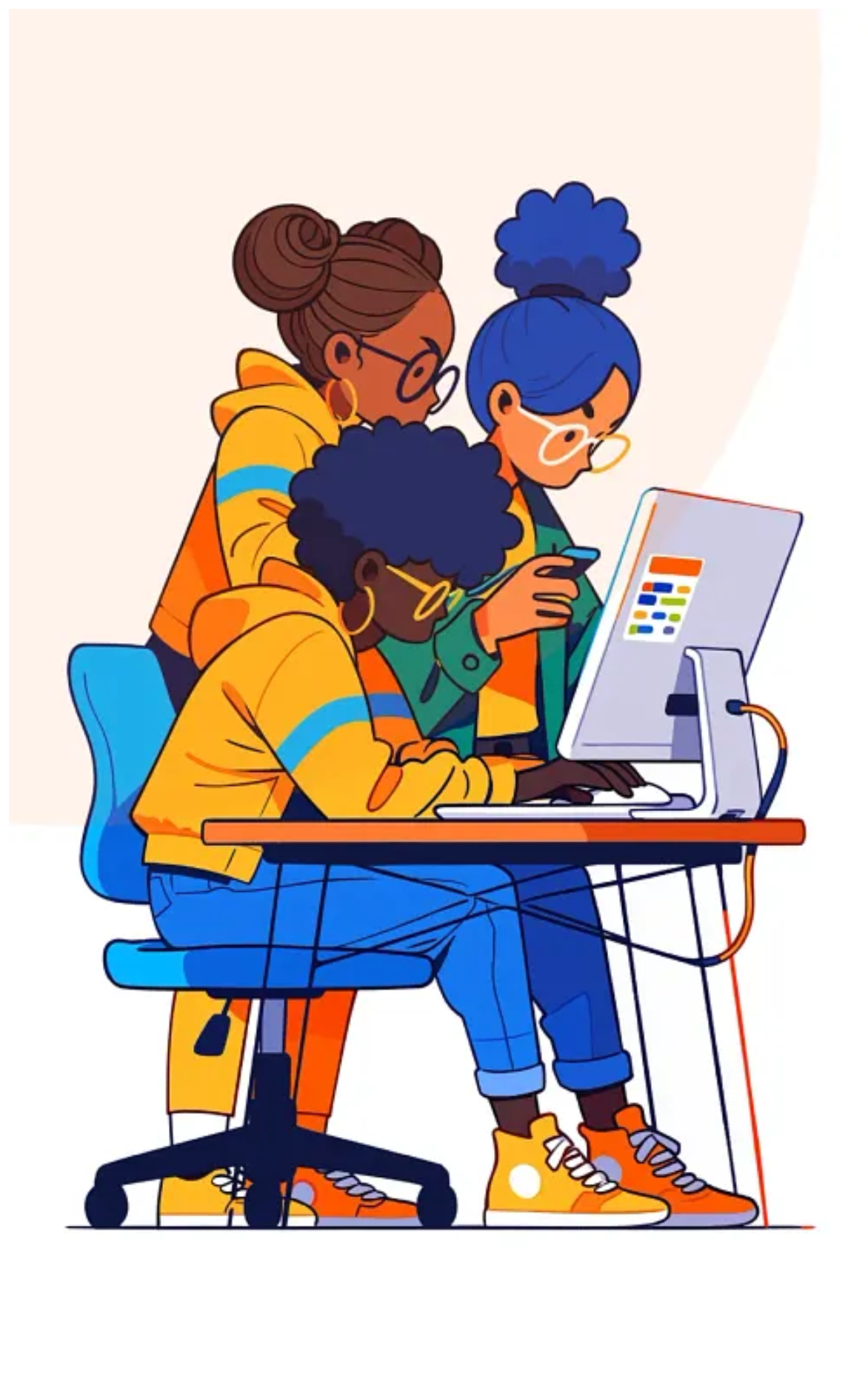 Team Collaboration Illustration